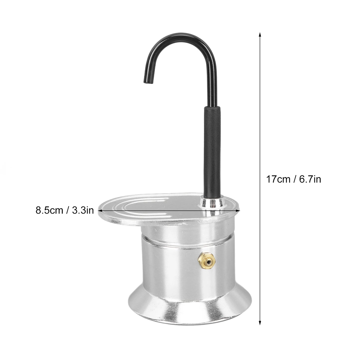 cafetiere camping car 8.5 x 17 cm