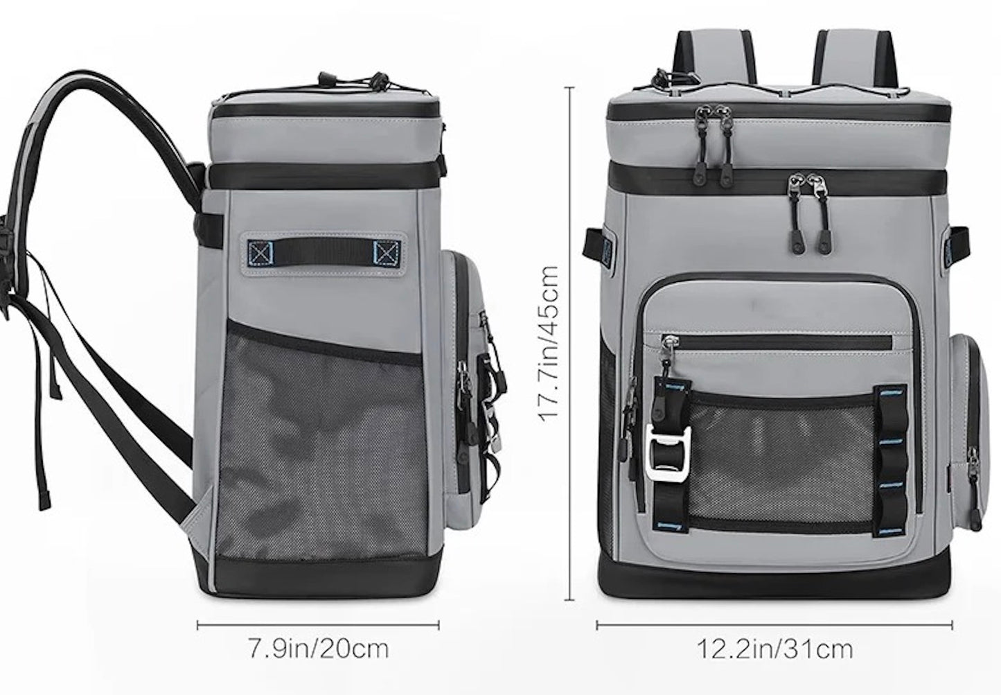 Dimensions sac Ă dos isotherme SuperPack 30l