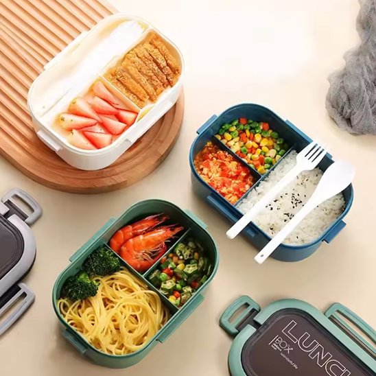 Lunch box en différentes couleurs