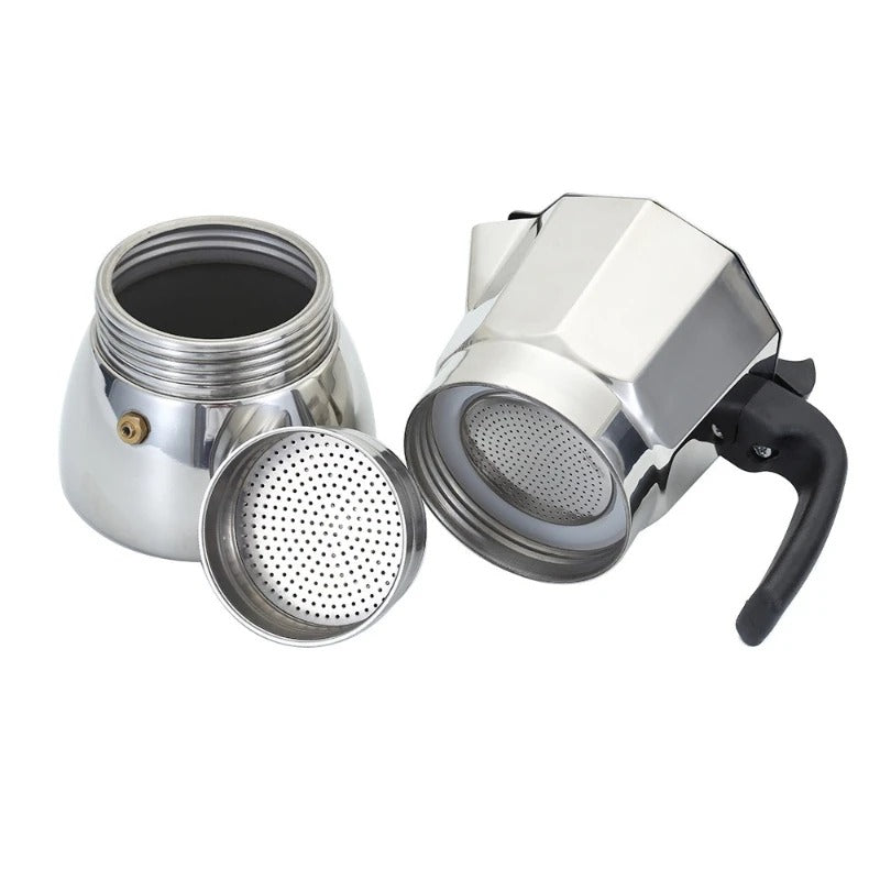3 pièces cafetiere italienne inox