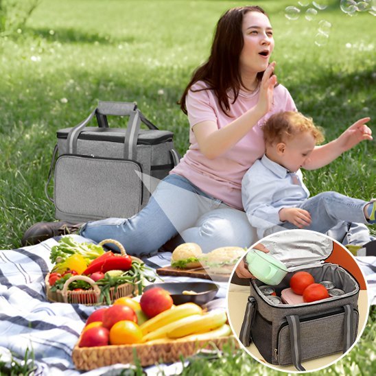 Maman enfant pique-nique sac isotherme