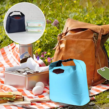 Sac isotherme repas en bleu marine ou bleu clair