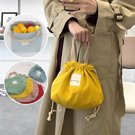 Sac repas isotherme jaune