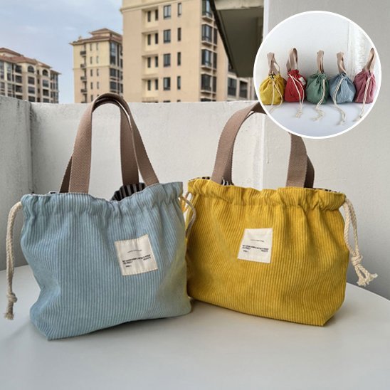 Sacs repas isothermes jaune et bleu