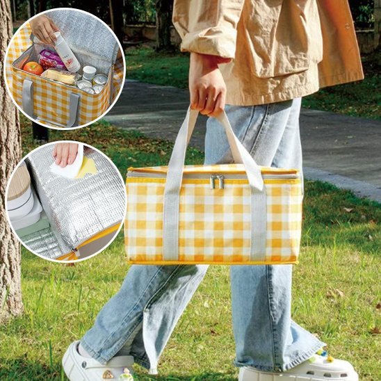 Transport sac isotherme jaune