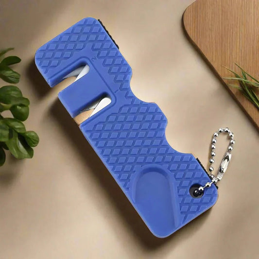 Aiguiseur de Couteaux - MiniOutdoorsKnifeSharpener™ - Bleu - Accrocamping