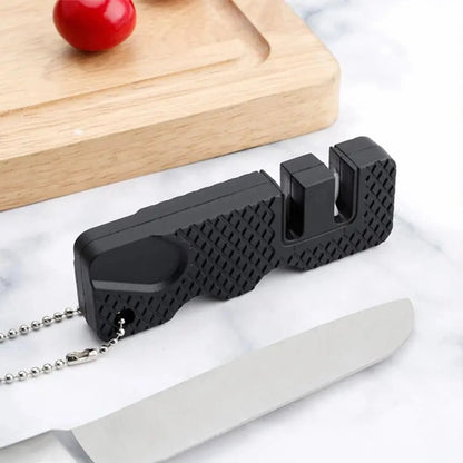 Aiguiseur de Couteaux - MiniOutdoorsKnifeSharpener™ - Noir - Accrocamping