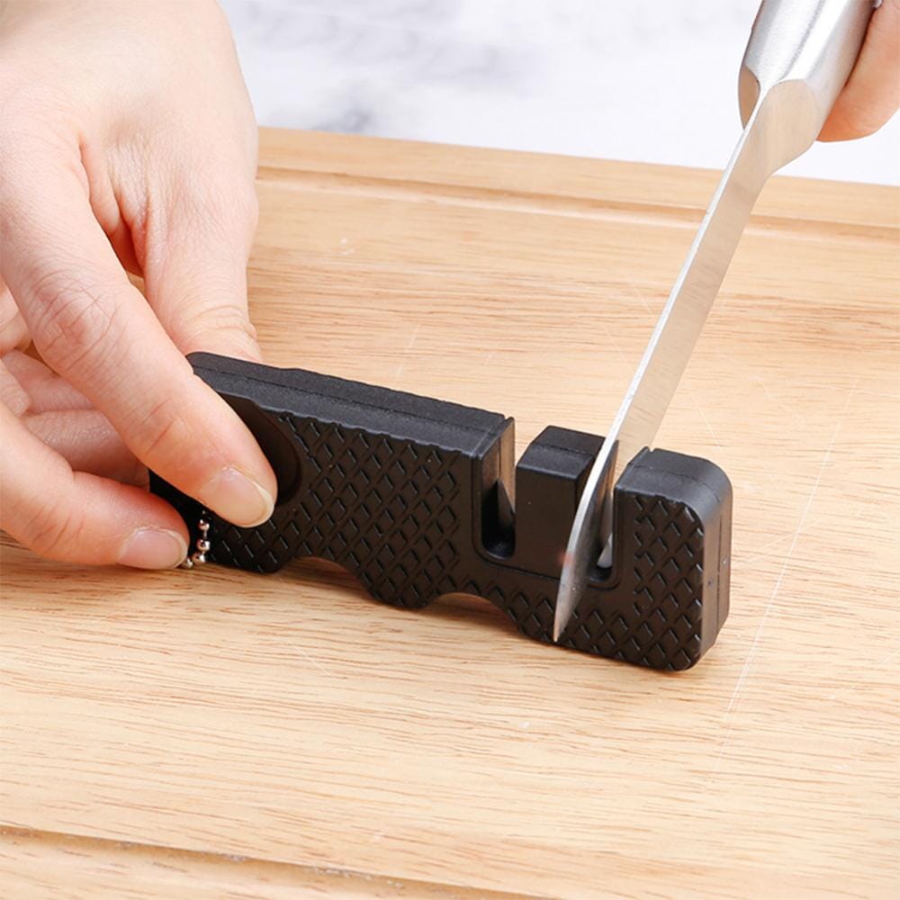 Aiguiseur de Couteaux - MiniOutdoorsKnifeSharpener™ - Noir - Accrocamping