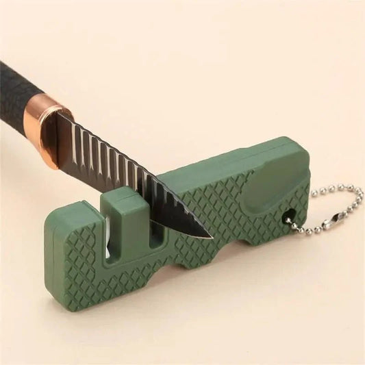 Aiguiseur de Couteaux - MiniOutdoorsKnifeSharpener™ - Vert - Accrocamping