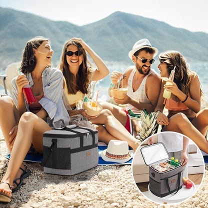 amis rient camping sac isotherme repas