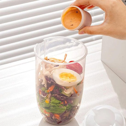 Boite repas isotherme vient avec compartiment pour vinaigrette