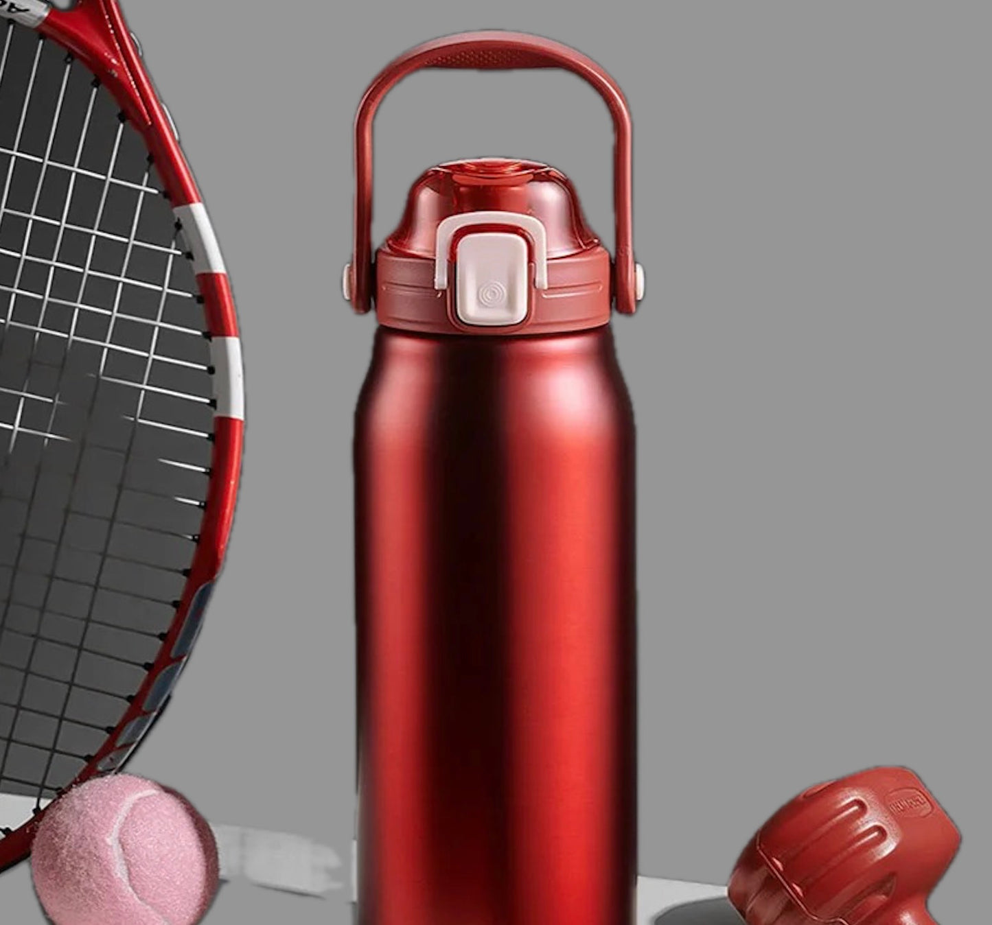 bouteille isotherme 2l rouge tout sport