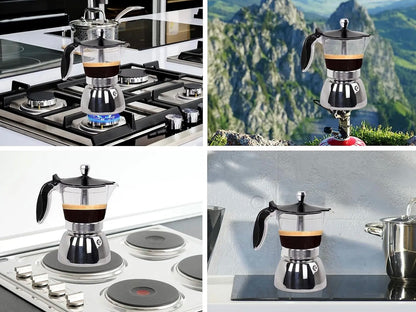 café au percolateur convient gaz réchaud céramique et induction