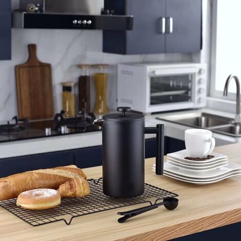 cafetière à piston acier inoxydable
