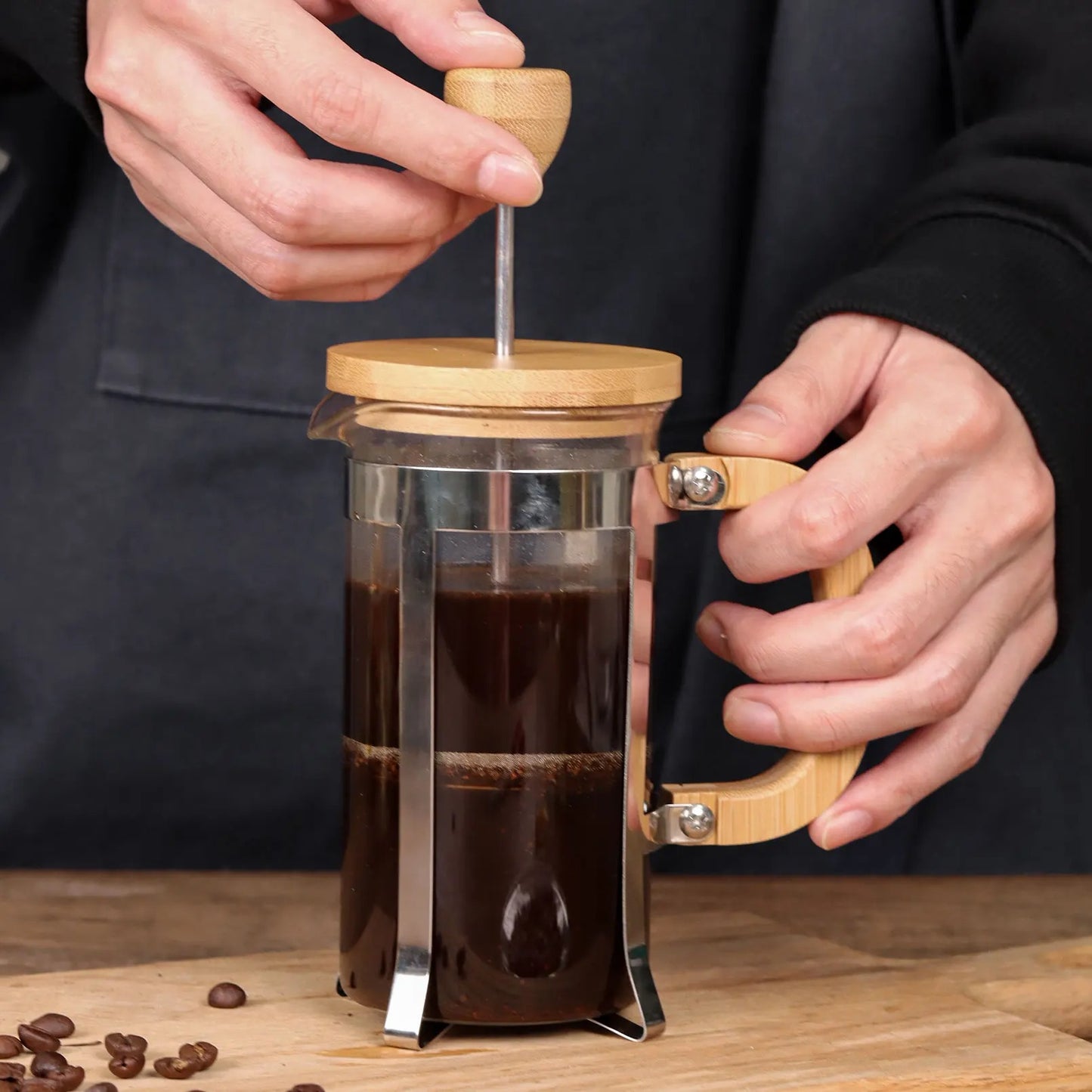 cafetiere a piston facile utilisation