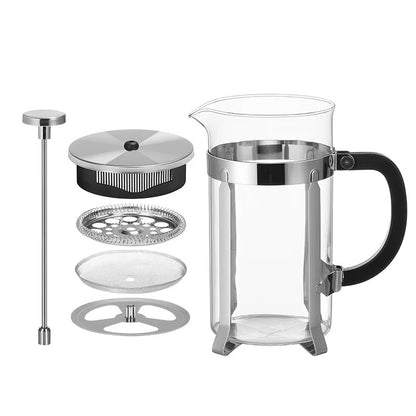 cafetière à piston facilement démontable lavage