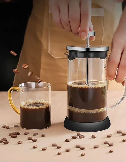 cafetiere a piston inox pressage plus doux