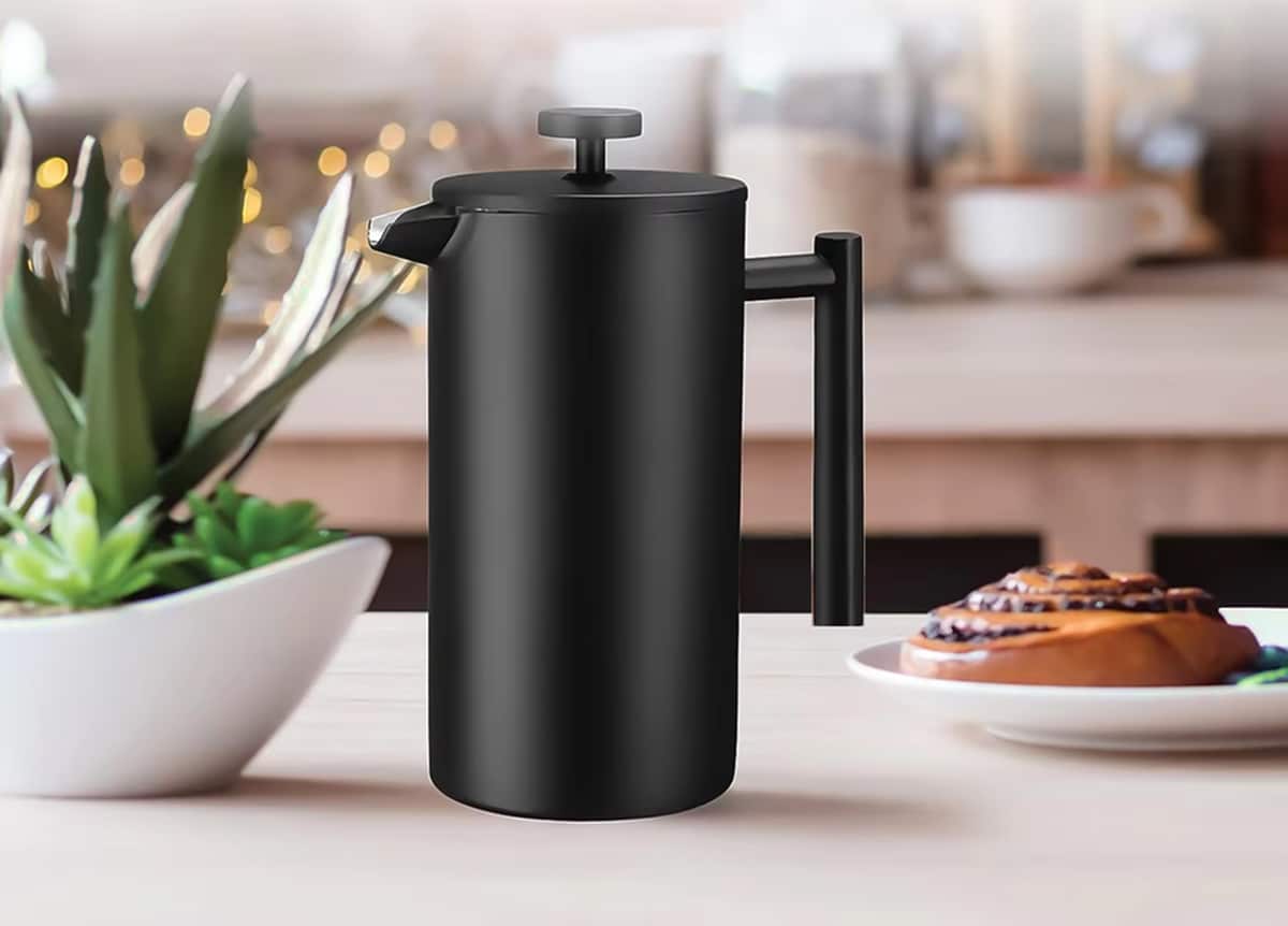 cafetière à piston poignée demeure froide