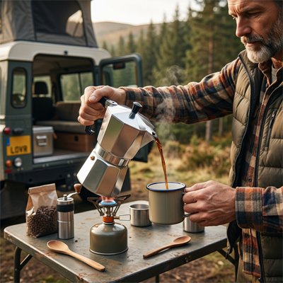 Cafetiere italienne grande capacité 