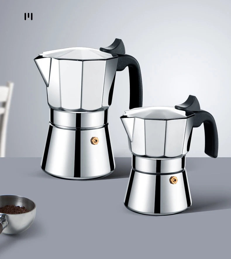 cafetiere italienne inox 150 ml et 300 ml