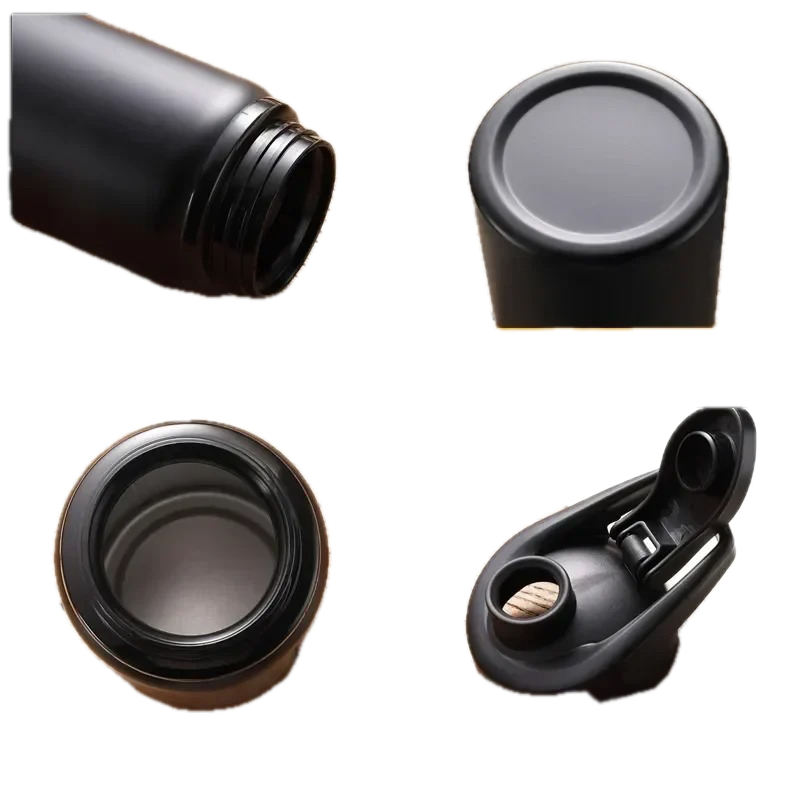 caractéristiques pratiques gourde aluminium noire