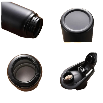 caractéristiques pratiques gourde aluminium noire