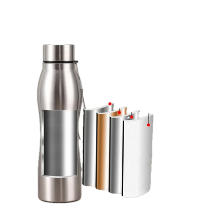 couches isolation gourde inox