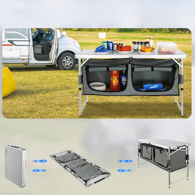 Cuisine Camping - EasyCookStation™ - Argent - Accrocamping
