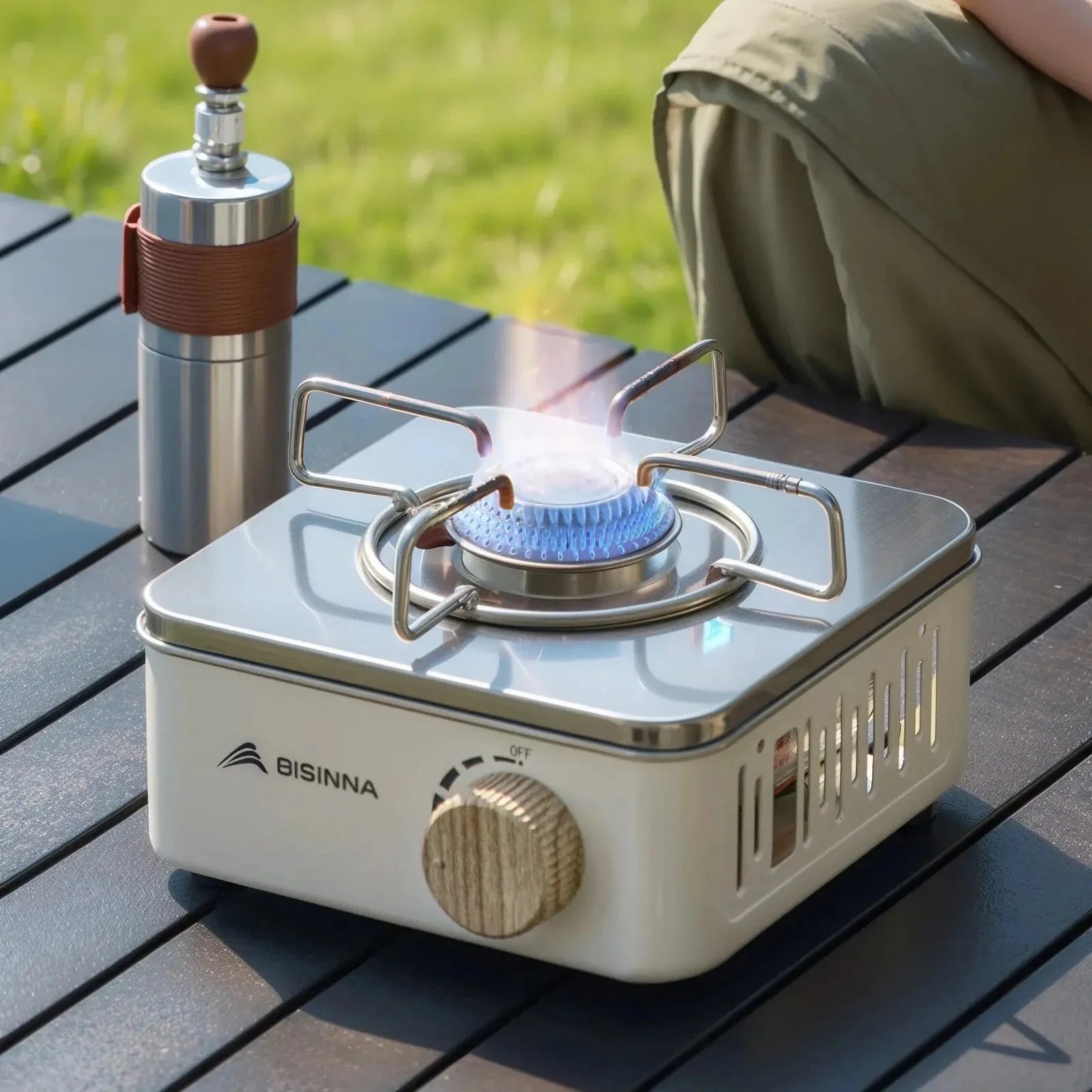 Cuisinière - MiniGasPortable™ - Blanc - Accrocamping