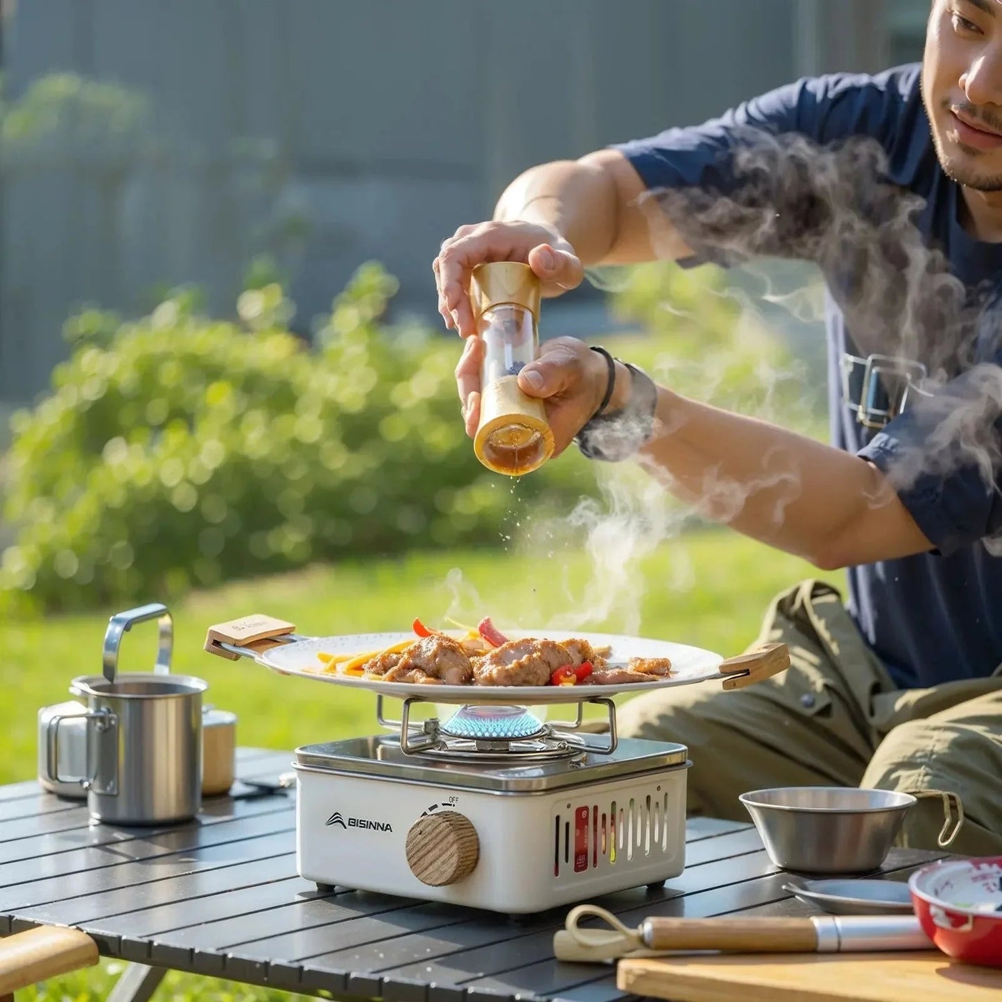 Cuisinière - MiniGasPortable™ - Blanc - Accrocamping