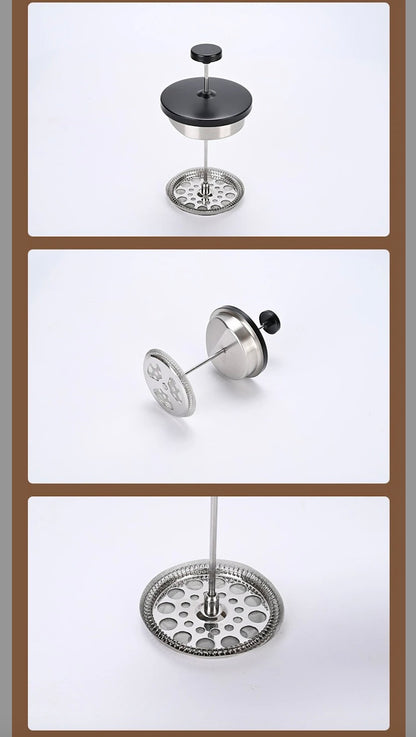 détails composition filtre cafetière à piston
