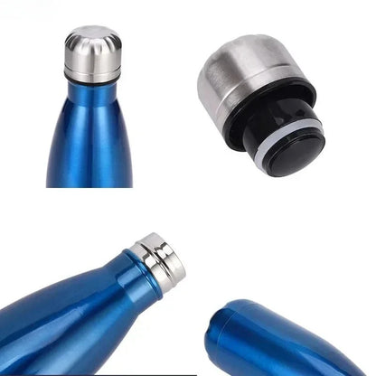 différentes parties gourde isotherme 1l bouchon ouverture
