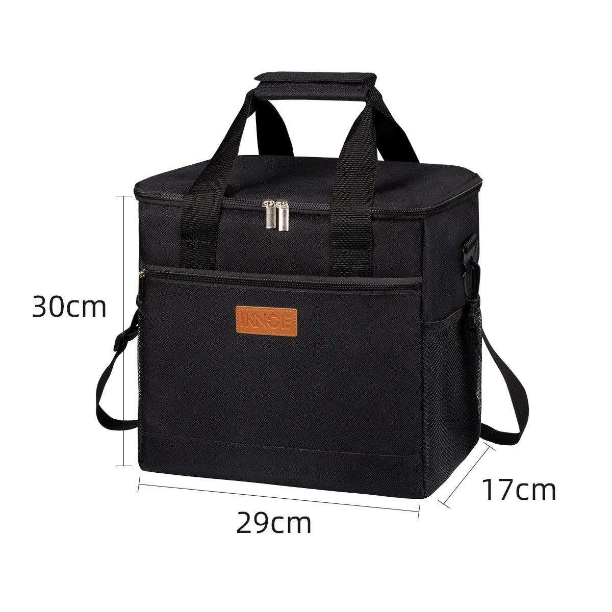 dimensions glaciere souple noire 15 litres