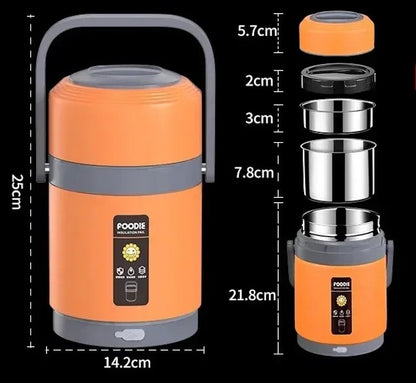 dimensions lunch box électrique 2 litres