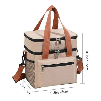Dimensions sac isotherme repas FusionPack beige