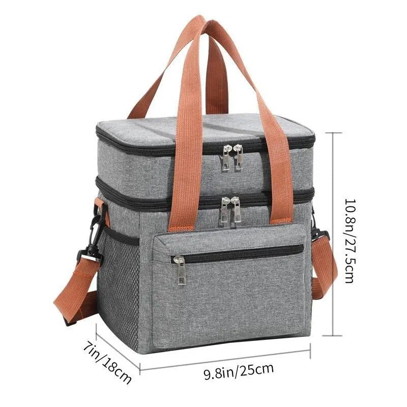 dimensions sac isotherme repas FusionPack gris
