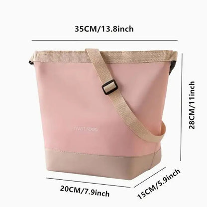 dimensions sac repas isotherme femme déplié