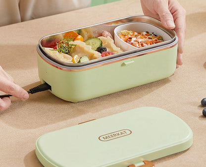 Femme branche lunch box chauffante