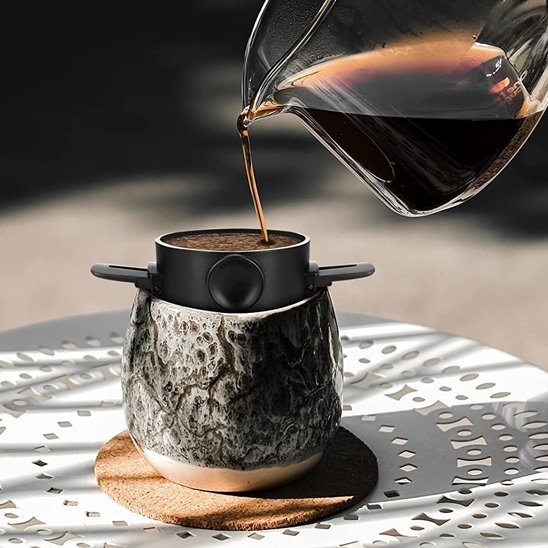 Filtre café ajuste facilement différents formats tasses