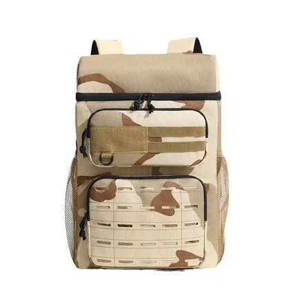 Glacière sac à dos beige vue face