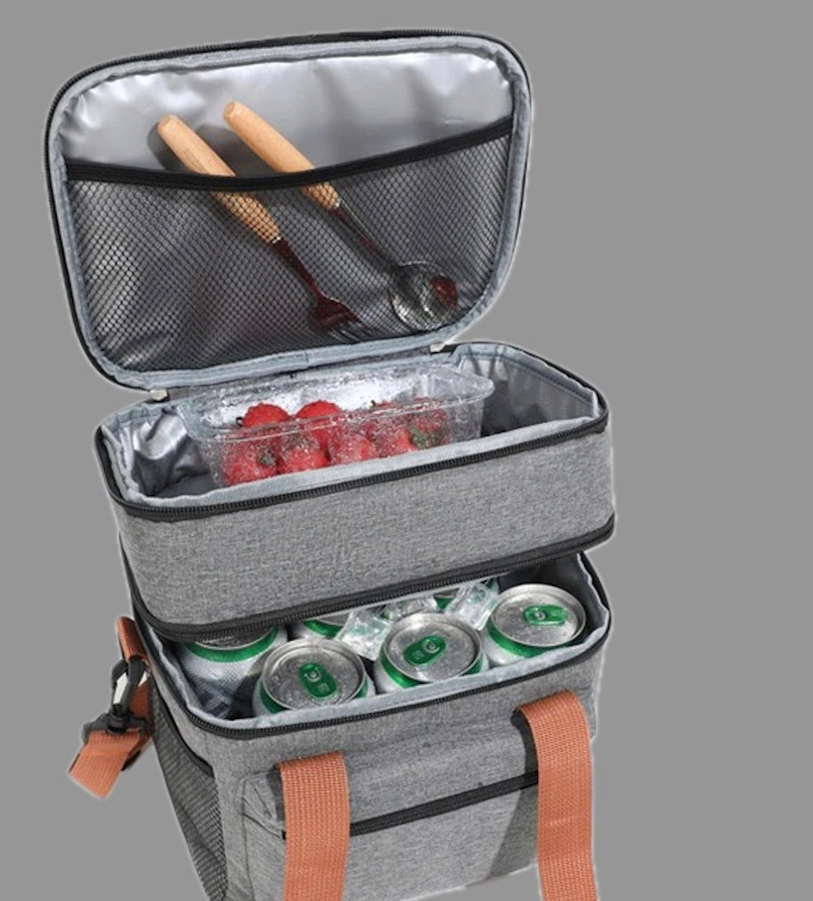 glacieres conception double couches ouvertures indépendantes