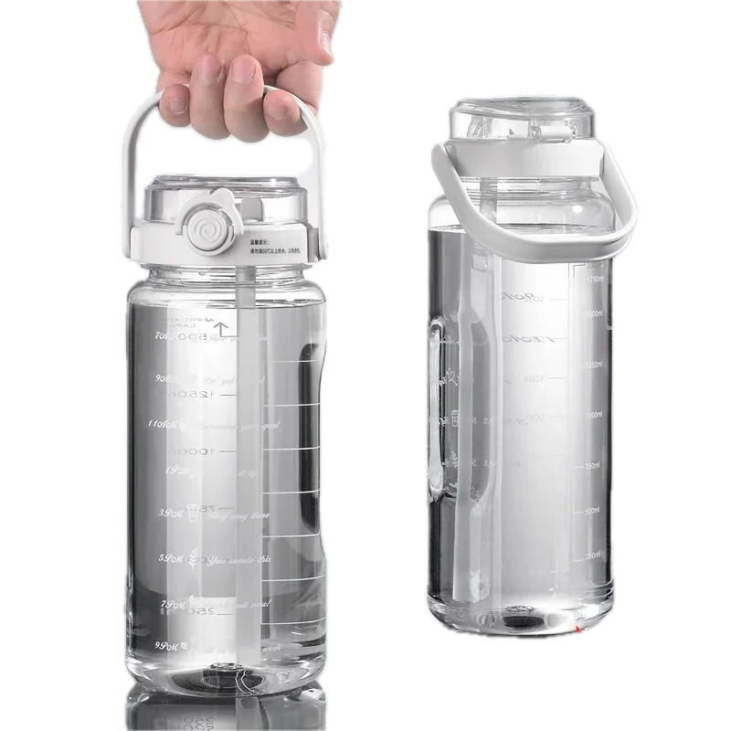 gourde 1.5l blanche face et dos