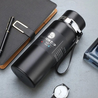 gourde 1 5l noire bureau