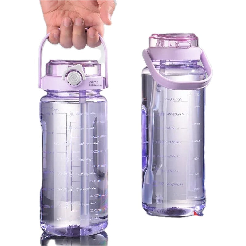 gourde 1.5l violette face et dos