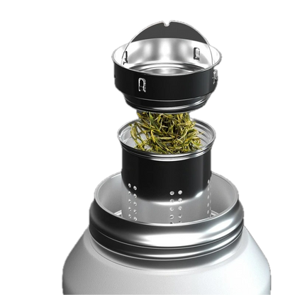 gourde 2l avec filtre à thé tisane