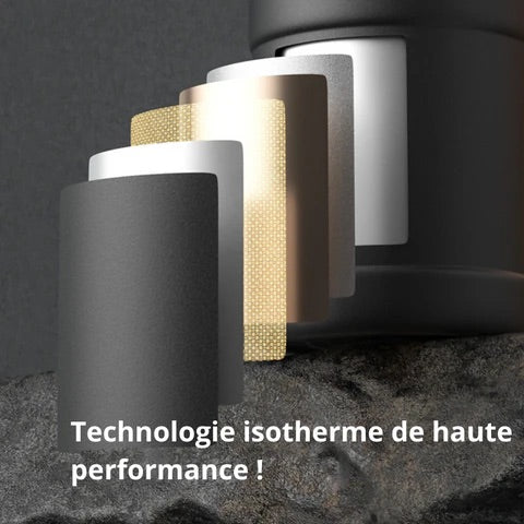 gourde 2l couches isolantes thermiques