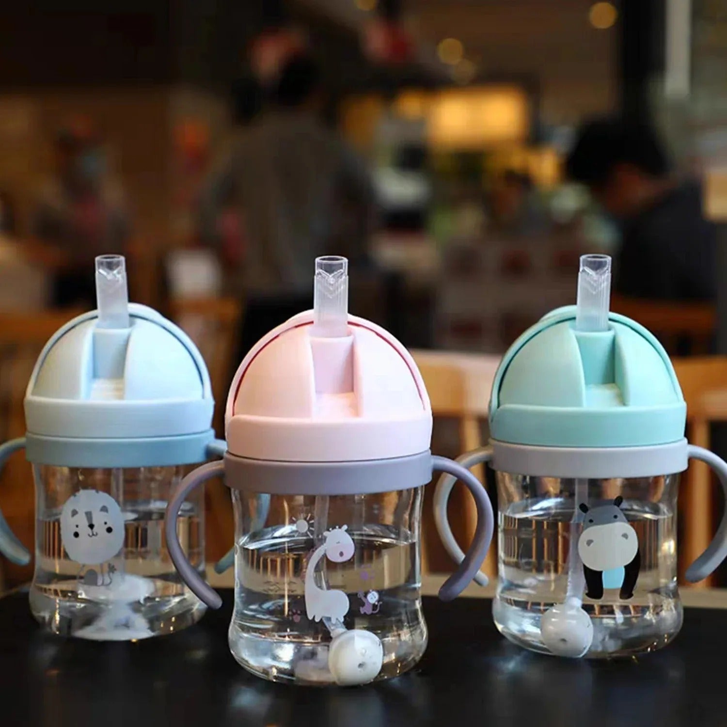 gourde bebe trois différentes couleurs