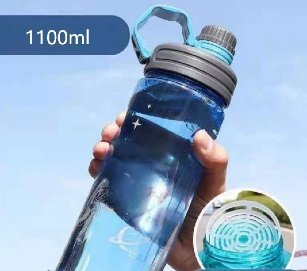 gourde bleue 1100-ml avec filtre