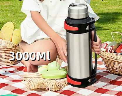 gourde en métal 3000 ml pique-nique