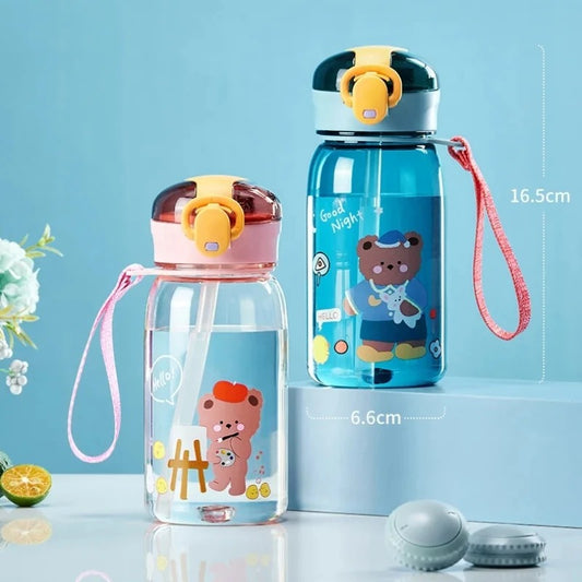 gourde enfant 400ml rose ou bleue